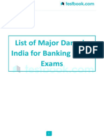 List of Major Dams in India For Banking SSC Exams 129749f1