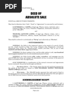 Narte, Luzvminda - Deed of Sale of Parcel of Land