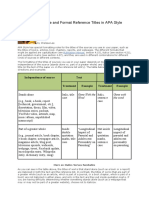 Referencing - How To Capitalize and Format Reference Titles in APA Style