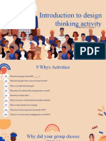 Introduction To Design Thinking Activity
