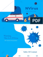 NCoV Corona Virus Template Slide Powerpoint