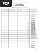 Seating Plan - Compre - II - Sem - 2018-19 PDF