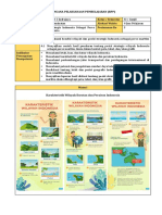 Rencana Pembelajaran - Karakteristik Wilayah Daratan Dan Perairan Indonesia - Kelas XI