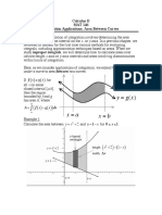 Y F (X) y G (X) X A: Calculus II MAT 146 Integration Applications: Area Between Curves