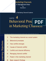 Marketing Channels: Behavioral Processes in Marketing Channels Behavioral Processes in Marketing Channels