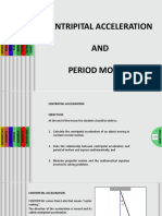 Centripital Acceleration Period Motion PDF