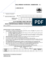 Non-Conventional Energy Sources (Semester - 8) : CS/B.TECH (ME) /SEM-8/ME-806/09