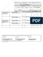 Academic Planning and Services: Table of Specifications (Tos)