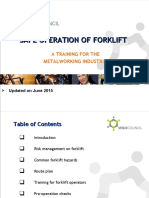 Safe Forklift Operation Training