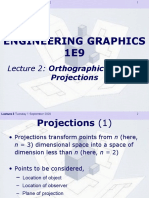 Engineering Graphics 1E9: Lecture 2: Orthographic