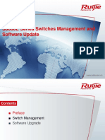 Ruijie S8600E Series Switches Management and Software Update