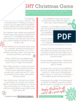 Left Right Christmas Exchange Printable PDF