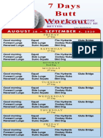 Workout Plan (Infographic Using Powerpoint)