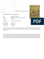 A Comparison Between Different Finite Elements For Elastic and Aero Elastic Analyses