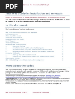 IBM SPSS Statistics Installation and Renewals