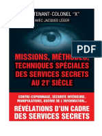 EBOOK Jacques Leger - Missions Methodes Techniques Speciales Des Services Secrets PDF