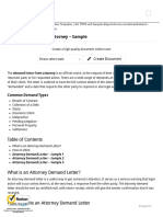 Free Demand Letter From Attorney - Sample - PDF - Word - Eforms - Free Fillable Forms PDF