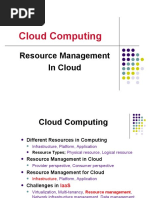 Cloud Computing: Resource Management in Cloud