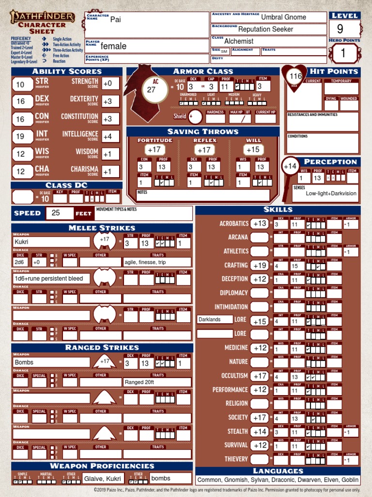 Female: 10 STR DEX CON INT WIS CHA | PDF | Tsr (Company) Games ...