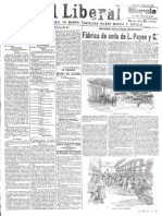 'El liberal' (Murcia) - 18.05.1908 - El periódico se hace eco del homenaje a Rueda alabando la interpretación pianística de Esplá