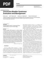 Overactive Bladder Syndrome: Evaluation and Management