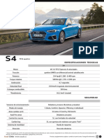 Ficha Técnica Audi S4 Chile