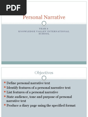 Personal Narrative