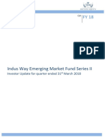 Indus Way - Q4FY18 - Investor Update