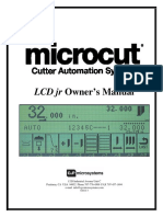 LCD JR Owner's Manual: 1320 Industrial Avenue Unit C Petaluma, CA USA 94952 Phone 707-776-4500 FAX 707-457-1694