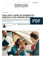 Faça valer o poder da empatia nos negócios e nas relações pessoais 