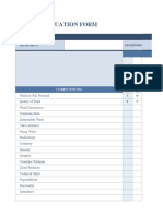 Group Evaluation Form: Core Competencies Analysis