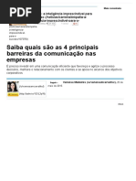 Saiba quais são as 4 principais barreiras da comunicação nas empresas - Artigos - Marketing - Administradores