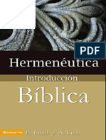 Hermeneutica, Introducción Biblica - E- Lund y a. Luce