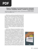 Pliegues y Despliegues de La Formación Docente