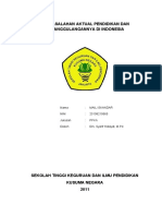 Permasalahan Aktual Pendidikan Dan Penanggulangannya Di Indonesia