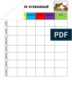 Menu Semanal y Lista de Compras PDF
