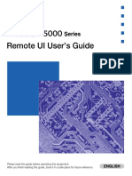 Remote UI User's Guide: Series