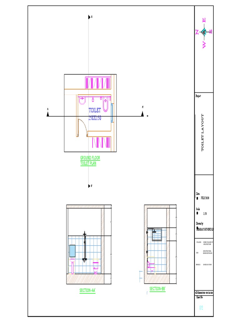 Toilet 258X150: Ground Floor Toilet Plan | PDF | Culture Of Queensland ...