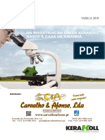 Carvalho Afonso Lda Tabela Kerakoll 2019 - Ca