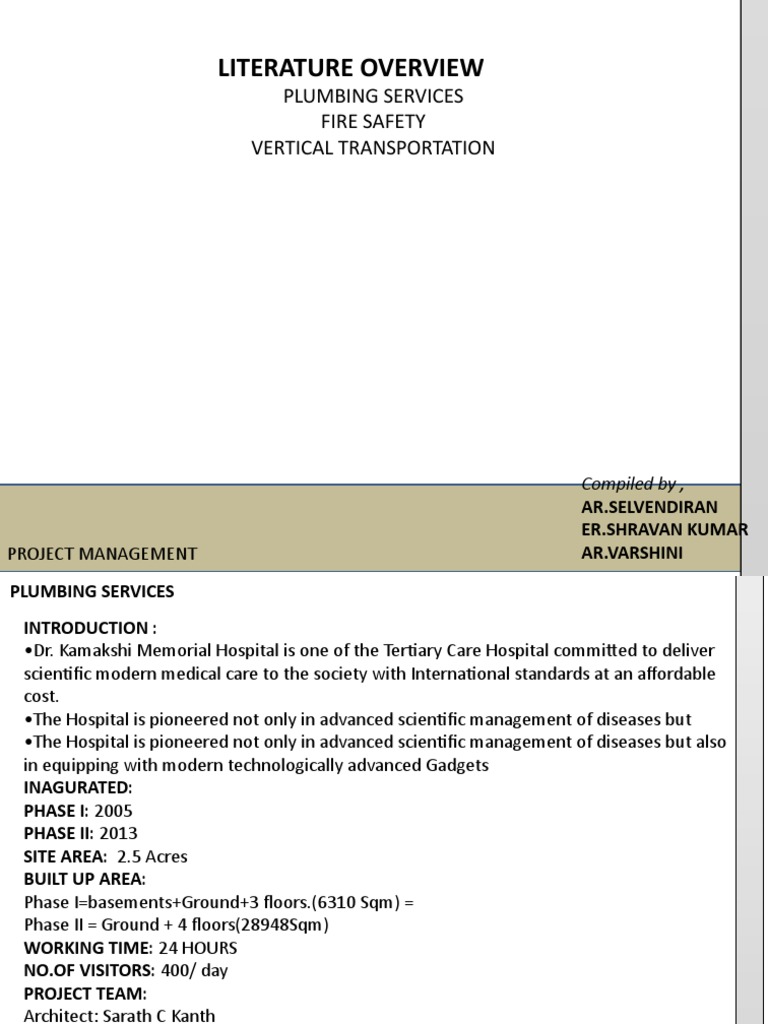 Water Supply and Storage Solutions for a 500 Bedded Tertiary Care