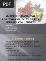 Loading and Haulage For Surface Coal Mining