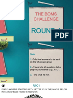 IMT - BOMS Challenge - Round 1