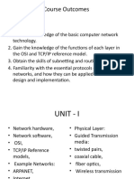 Course Outcomes and Network Fundamentals