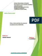 Conception Du Park Mall (SETIF) : Thème: Etude Analytique Des Concepts de