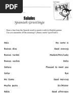 Printables Spanish Greetings Worksheet spanish class worksheet greetings