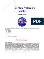 Vet State Benefits - HI 2020