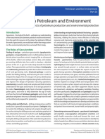Geoscientists in Petroleum and Environment