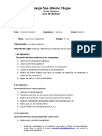 GUIA DE TRABAJO DE 7° 1 Al 29 de SEPTIEMBRE - QUIMICA 1