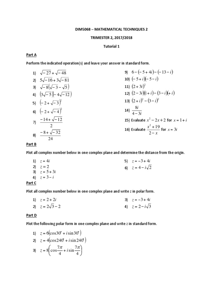 Maths 1 - Tutorial | PDF | Zero Of A Function | Algorithms