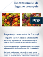 Beneficiile Consumului de Fructe Si Legume PDF